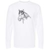 Unisex Gold Soft Touch Long Sleeve T-Shirt Thumbnail