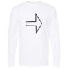 Unisex Gold Soft Touch Long Sleeve T-Shirt Thumbnail
