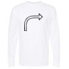 Unisex Gold Soft Touch Long Sleeve T-Shirt Thumbnail