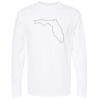 Unisex Gold Soft Touch Long Sleeve T-Shirt Thumbnail