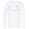 Unisex Gold Soft Touch Long Sleeve T-Shirt Thumbnail