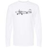 Unisex Gold Soft Touch Long Sleeve T-Shirt Thumbnail