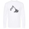 Unisex Gold Soft Touch Long Sleeve T-Shirt Thumbnail