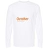 Gold Soft Touch Long Sleeve T-Shirt Thumbnail
