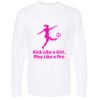 Gold Soft Touch Long Sleeve T-Shirt Thumbnail
