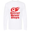 Gold Soft Touch Long Sleeve T-Shirt Thumbnail