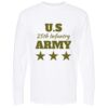 Unisex Gold Soft Touch Long Sleeve T-Shirt Thumbnail